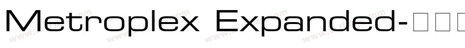 Metroplex Expanded字体转换
